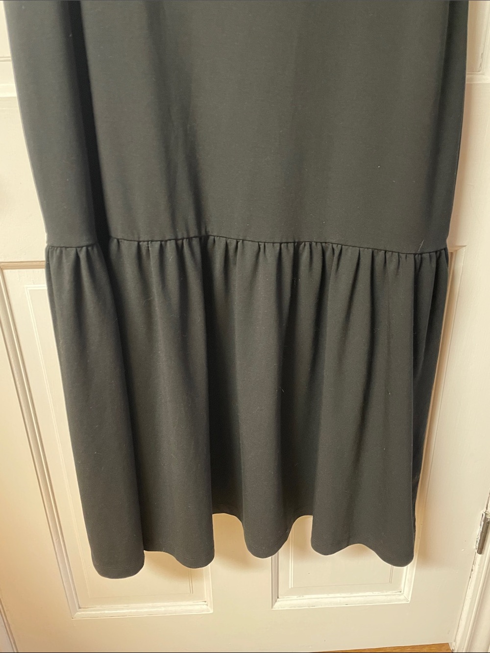 Banana Republic one-shoulder ruffle knit black party dress women’s size XXL - Picture 3 of 14